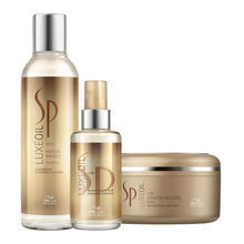 SP Luxe Oil Keratin Protect Shampoo, Mask and Hair Oil Combo