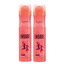 Engage Blush Deodorant For Women, Fruity & Floral, Skin Friendly, Long-Lasting, Pack of 2