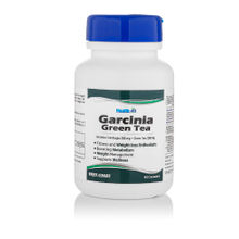HealthVit Garcinia Cambogia + Green Tea 500Mg Extract 60 Capsules