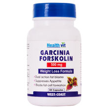 HealthVit Garcinia Forskolin 500Mg Extract 60 Capsules