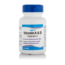 HealthVit Vitamin A & D 10000/400 IU 60 Capsules
