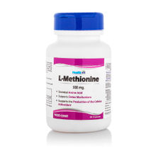 HealthVit L-Methionine 500Mg 60 Capsules