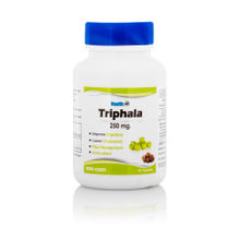 HealthVit Trifala Triphala Powder 250mg Capsules (Pack Of 2)