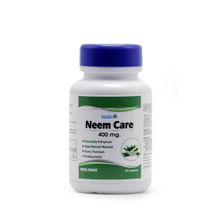 HealthVit Nim Care Neem Powder 400mg Capsules (Pack Of 2)