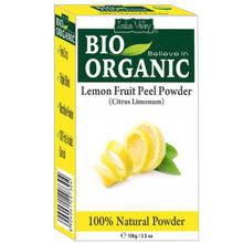Indus Valley Bio Organic 100% Pure Lemon Fruit Peel Powder