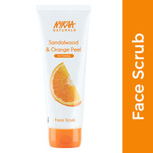 Nykaa Naturals Sandalwood & Orange Peel Face Scrub for Tan Removal