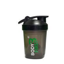 BodyFirst New Compact Shaker Food Grade Black Bottle 400ml 1Pcs
