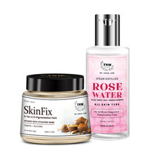 TNW The Natural Wash Rose Water Face Toner/Makeup Remover with DTAN Tan Removal Pack