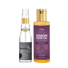 TNW The Natural Wash Onion Hair Oil & Hair Serum With Black ...