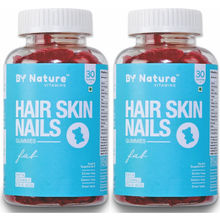 By Nature Fab Hair Skin Nail Vitamins with Biotin 2 Month Pack