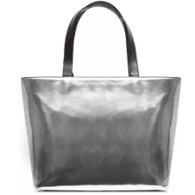 DailyObjects Silver Metallic Fatty Tote Bag