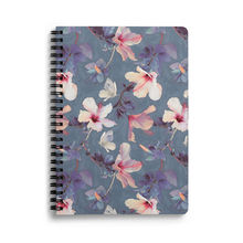 DailyObjects Butterflies And Hibiscus Flowers A5 Spiral Notebook