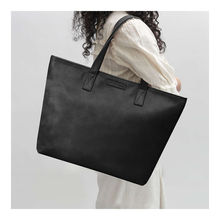 DailyObjects Black Faux Leather Fatty Women's Tote Bag