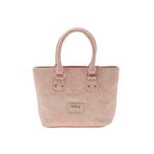 Esbeda Women's Solid PU Synthetic Handbag - Pink (CD260717_1916)