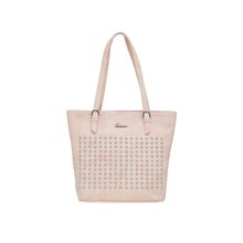 Esbeda Women's Polka Dots PU Synthetic Handbag - Light Pink (NH18092017_2177)