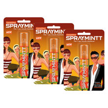 Spraymintt Mouth Freshener Orangewave - Pack of 3