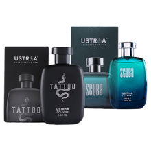 Ustraa Cologne Scuba & Tattoo - Perfume for Men