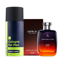 Ustraa Cologne Base Camp & Ammunition - Perfume for Men