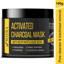 Matra Activated Charcoal Mask With Bentonite Powder And Aloe Vera