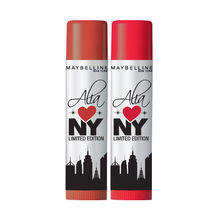 Maybelline New York Pack of 2 Baby Lips Alia Loves New York - Broadway Red & Brooklyn Bronze