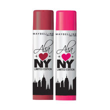 Maybelline New York Pack of 2 Baby Lips Alia Loves New York - Highline Wine & Manhattan Mauve