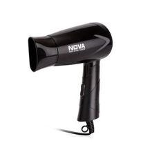 Nova Silky Shine 1200 W Hot And Cold Foldable NHP 8100 Hair Dryer (Black)
