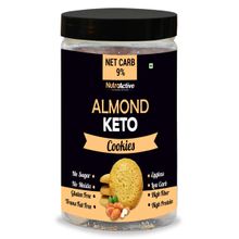 NutroActive Net Carb 9% Almond Keto Cookies