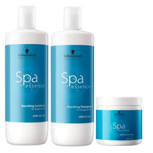 Schwarzkopf Professional Bonacure Scalp Genesis Spa Essence Nourishing Shampoo, Conditioner with Hydrating Cream Masque Combo