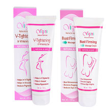 Vigini 100% Natural Actives Vaginal V Tightening Firming Gel+Breast Bust Firming Enhancement Cream