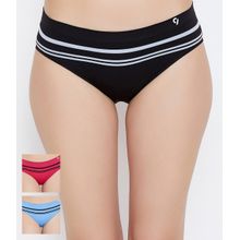 C9 Airwear Women Hipster Panty Pack Of 3 - Multi-Color