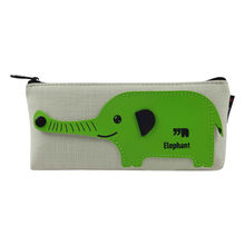 Bag Of Small Things Fabric Elephant Make Up Pouch - Green