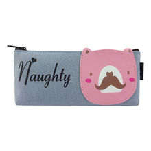 Bag Of Small Things Fabric Naughty Pig Make Up Pouch - Pink