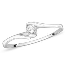 Peora Dainty Classic Cz Ring In 925 Sterling Silver Rhodium Finish