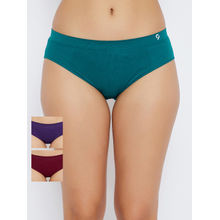 C9 Airwear Women's Solid Bikini Panty Pack of 3 - Multi-Color