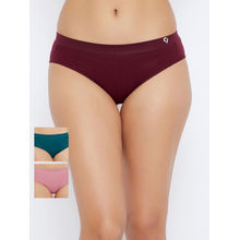 C9 Airwear Women's Solid Bikini Panty Pack of 3 - Multi-Color