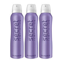 Secret Temptation Romance Deodorant Spray For Women (Pack Of 3)
