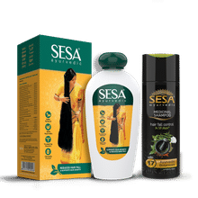SESA Oil + SESA Ayruvedic Shampoo - Combo Pack