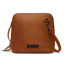 DailyObjects Tan Faux Leather - Trapeze Crossbody Bag