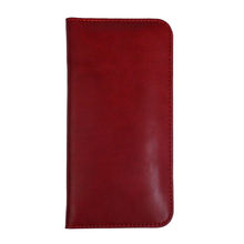Bag of Small Things Magnetic Plain Wallet - Dark Red ( LM2 )