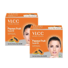 VLCC Papaya Fruit Single Facial Kit Pack of 2