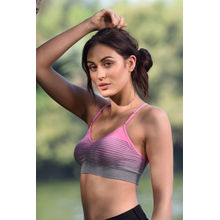 Zivame Made To Layer Double Layered Racerback Bralette with Removable Pads- Pink
