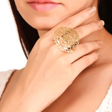 Zohra Handcrafted & Gold Plated Vega Ring