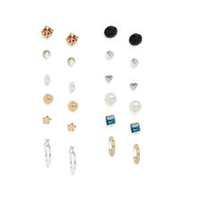 Zaveri Pearls Combo Of 12 Pairs Of Contemporary Daily Wear Stud Earrings (ZPFK9881)