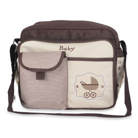 NFI Essentials Newborn Baby Diaper Changing Brown Mother Bag
