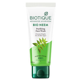 biotique face wash men