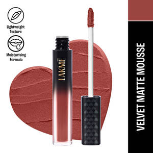 Lakme Xtraordin-Airy Velvet Matte Lip Mousse (304 Chocolate Temptation)