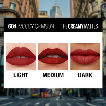 Maybelline New York Color Sensational Creamy Matte Lipstick ...