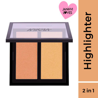 Nykaa Glow Getter Highlighting Illuminating Duo Palette Buy Nykaa Glow Getter Highlighting Illuminating Duo Palette Online At Best Price In India Nykaa