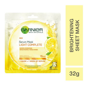 Garnier skin naturals light complete serum mask Garnier skin naturals light complete serum mask