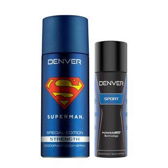 Buy Denver Superman Strength Sports Nano Deo Combo At Nykaa Com